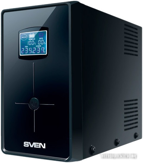 Источник бесперебойного питания SVEN Pro+ 1500 (LCD, USB)