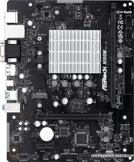 Материнская плата ASRock N100M