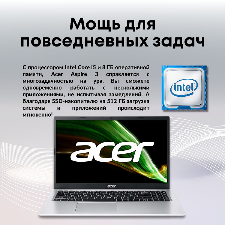 Ноутбук Acer Aspire 3 A315-58-586A NX.ADDER.01S