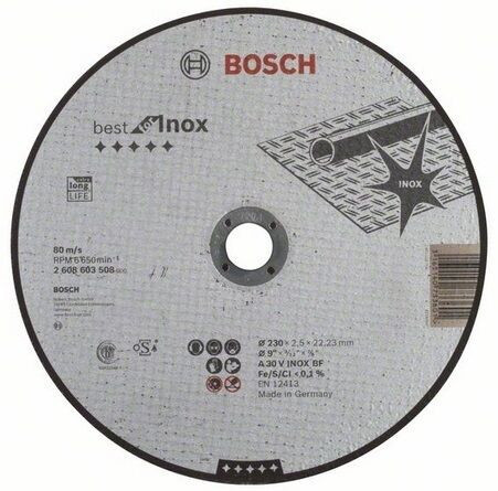 Отрезной диск Bosch 2.608.603.508