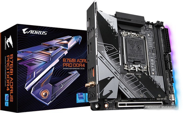 Материнская плата Gigabyte B760I Aorus Pro DDR4 (rev. 1.0)