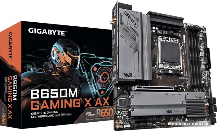 Материнская плата Gigabyte B650M Gaming X AX (rev. 1.x)