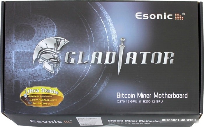 Материнская плата Esonic B250-BTC-Gladiator