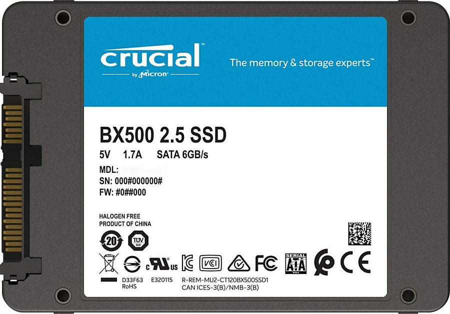 SSD Crucial BX500 1TB CT1000BX500SSD1