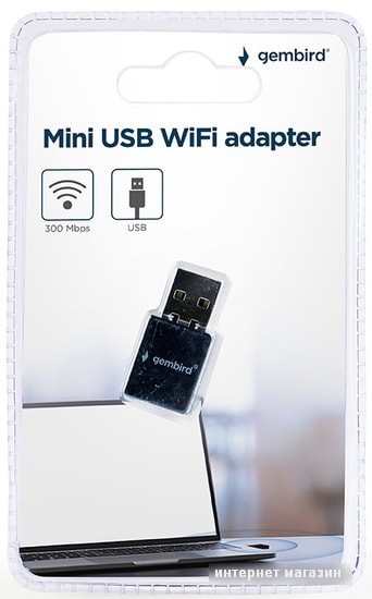 Wi-Fi адаптер Gembird WNP-UA300-01