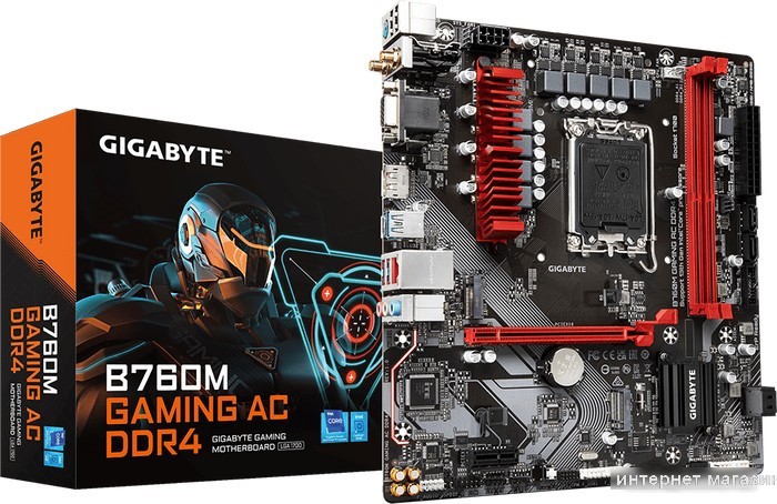 Материнская плата Gigabyte B760M Gaming AC DDR4 (rev. 1.x)