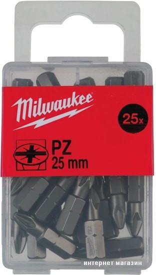 Набор бит Milwaukee 4932399589 (25 предметов)