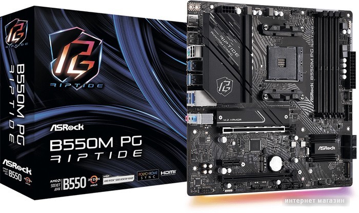 Материнская плата ASRock B550M PG Riptide