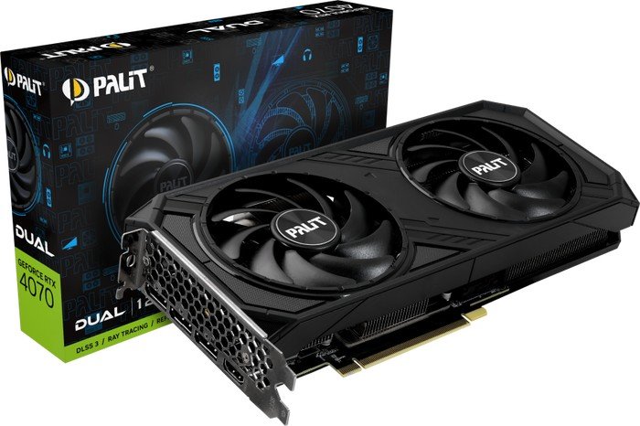 Видеокарта Palit GeForce RTX 4070 Dual NED4070019K9-1047D