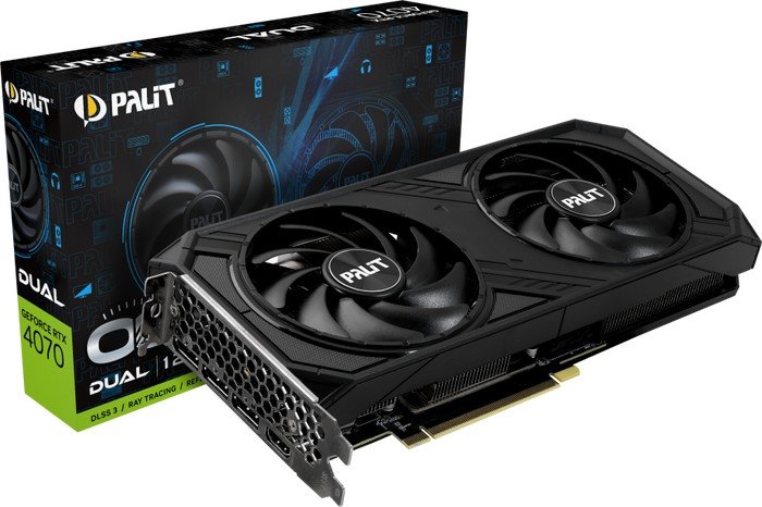 Видеокарта Palit GeForce RTX 4070 Dual OC NED4070S19K9-1047D