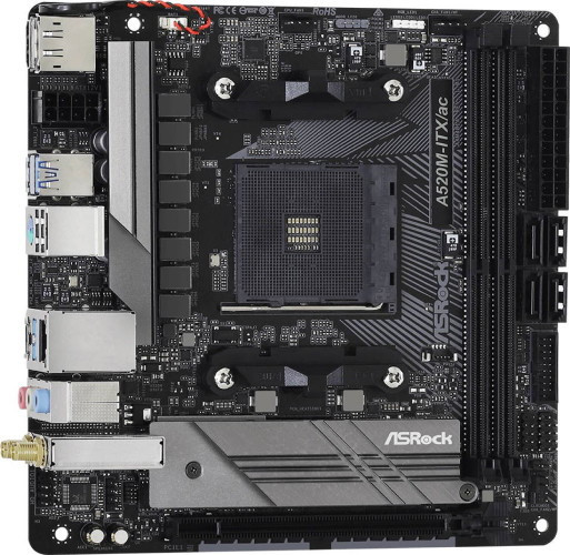 Материнская плата ASRock A520M-ITX/ac