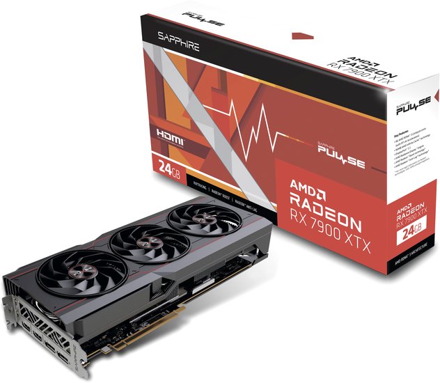 Видеокарта Sapphire Pulse Radeon RX 7900 XTX 11322-02-20G