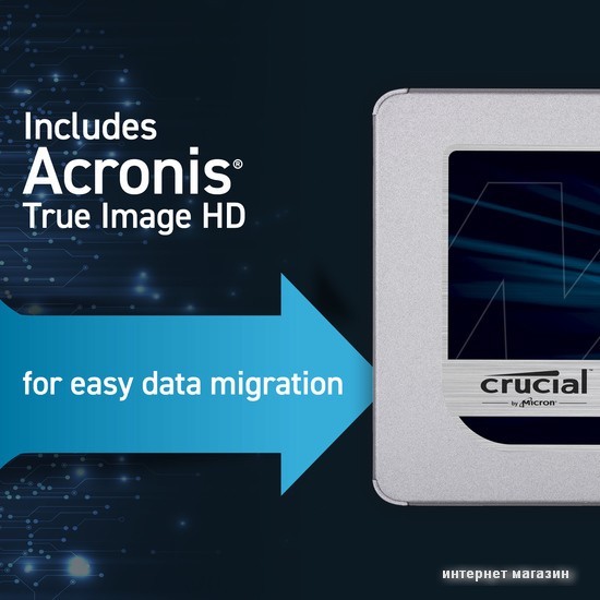 SSD Crucial MX500 4TB CT4000MX500SSD1