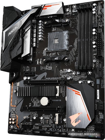 Материнская плата Gigabyte B450 Aorus Elite V2 (rev. 1.x)