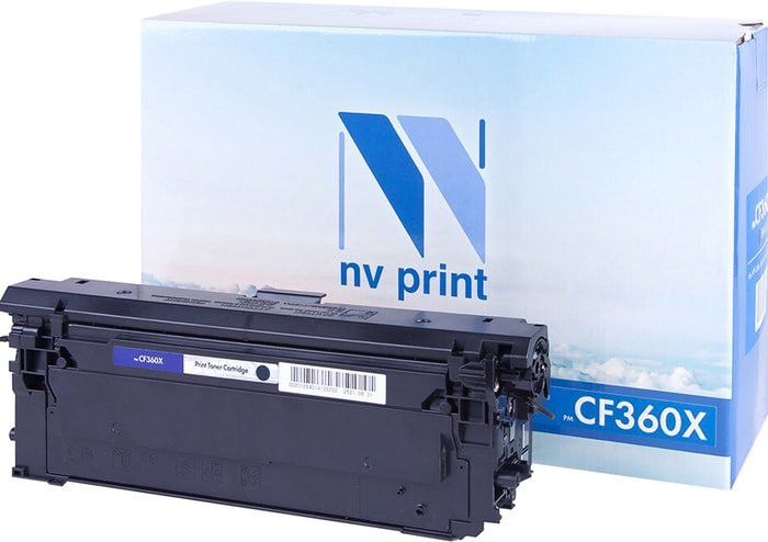 Картридж NV Print NV-CF360XBk (аналог HP 508X (CF360X)