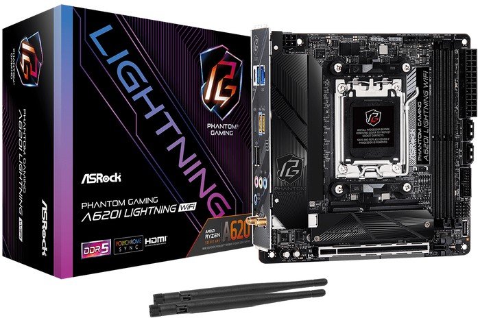 Материнская плата ASRock A620I Lightning WiFi