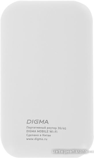 Мобильный 4G Wi-Fi роутер Digma DMW1880 (белый)