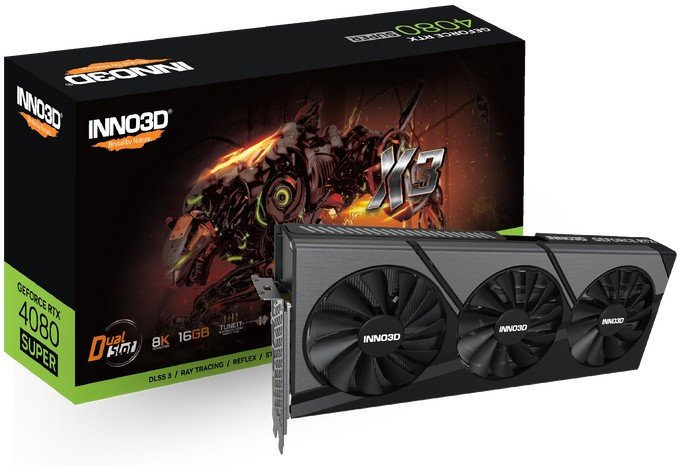 Видеокарта Inno3D RTX 4080 Super X3 N408S3-166X-18703552