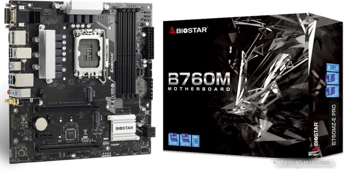 Материнская плата BIOSTAR B760MZ-E PRO Ver. 6.0