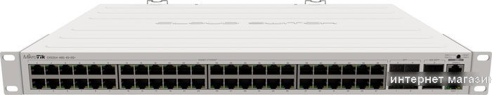 Коммутатор Mikrotik CRS354-48G-4S+2Q+RM