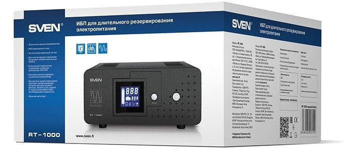 Источник бесперебойного питания SVEN RT-1000