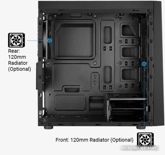 Корпус AeroCool Bolt Mini Tempered Glass