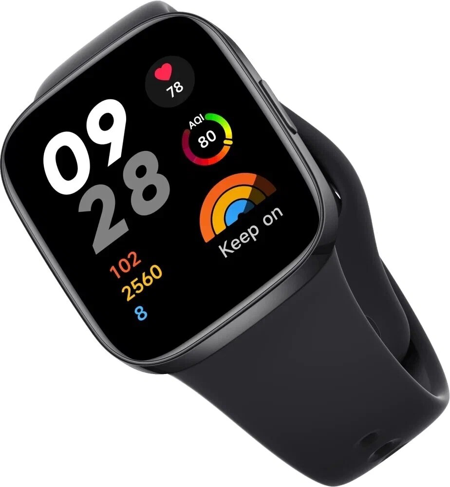 Умные часы Xiaomi Redmi Watch 3 Active (черный, международная версия)