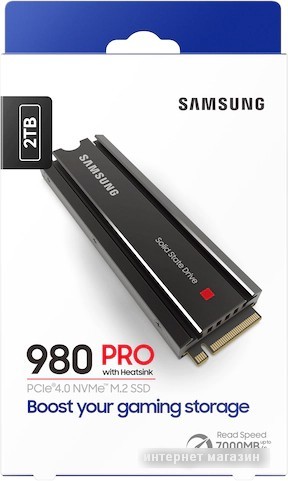 SSD Samsung 980 Pro с радиатором 2TB MZ-V8P2T0CW