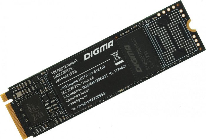 SSD Digma Meta G2 512GB DGSM4512GG23T