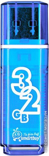 USB Flash Smart Buy Glossy Blue 32GB (SB32GBGS-B)