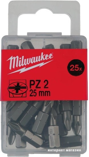 Набор бит Milwaukee 4932399590 (25 предметов)