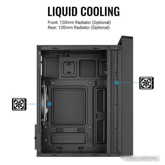 Корпус AeroCool CS-109-S-BK-v1