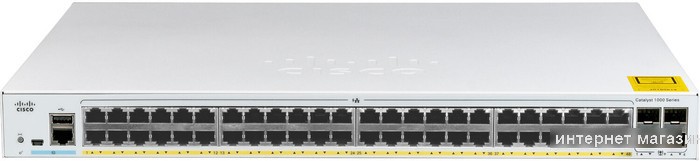 Управляемый коммутатор 2-го уровня Cisco Catalyst C1000-48T-4G-L