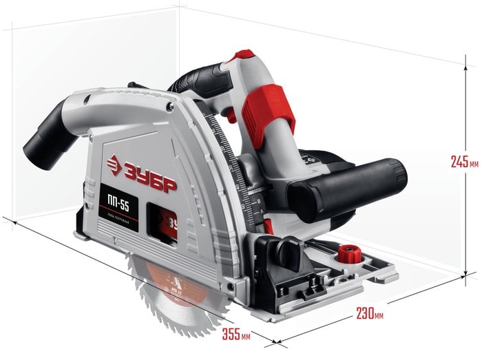 Дисковая (циркулярная) пила Зубр ПП-55