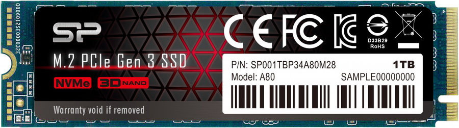 SSD Silicon-Power P34A80 1TB SP001TBP34A80M28