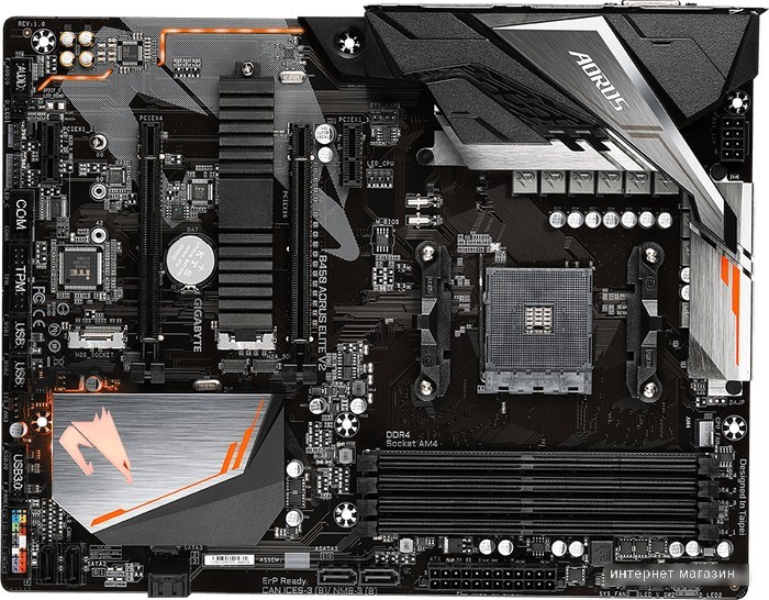 Материнская плата Gigabyte B450 Aorus Elite V2 (rev. 1.x)