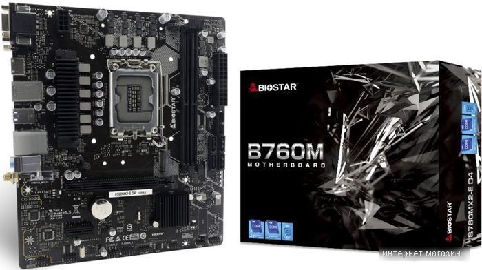 Материнская плата BIOSTAR B760MX2-E D4 Ver. 6.0