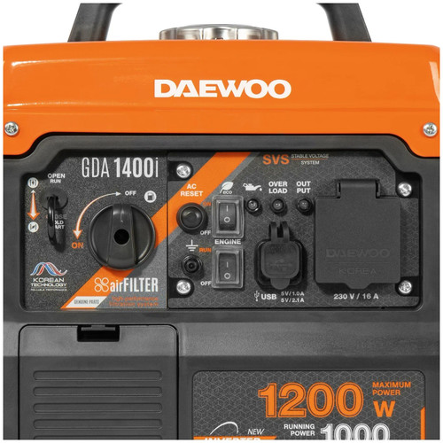 Бензиновый генератор Daewoo Power GDA 1400i