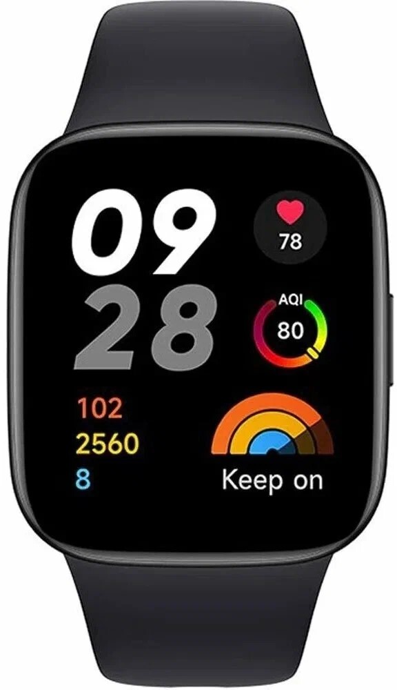 Умные часы Xiaomi Redmi Watch 3 Active (черный, международная версия)