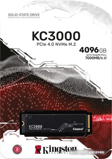 SSD Kingston KC3000 4TB SKC3000D/4096G